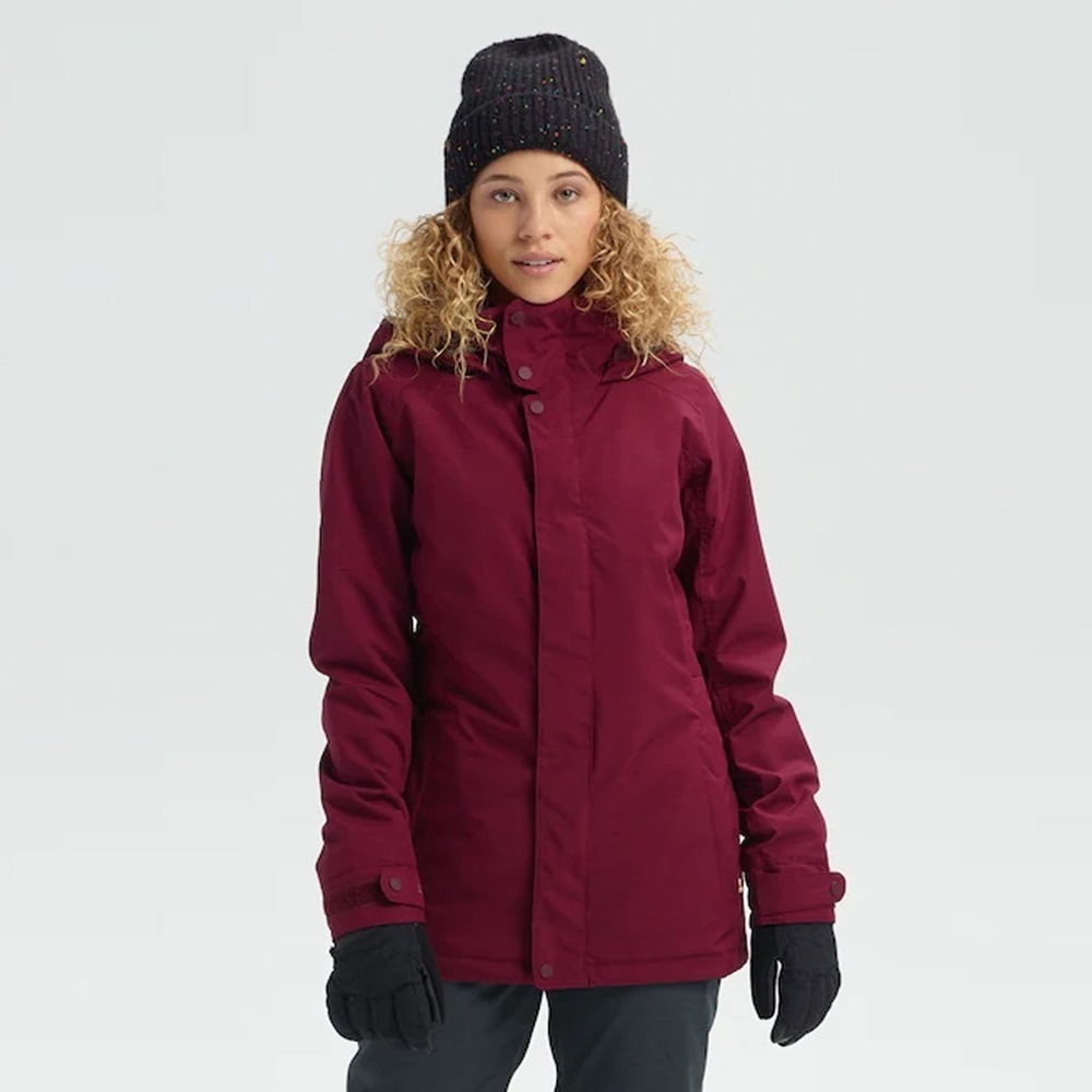 NWOT - Burton - Jet Set Jacket - Port Royal Heather (Burgundy)
